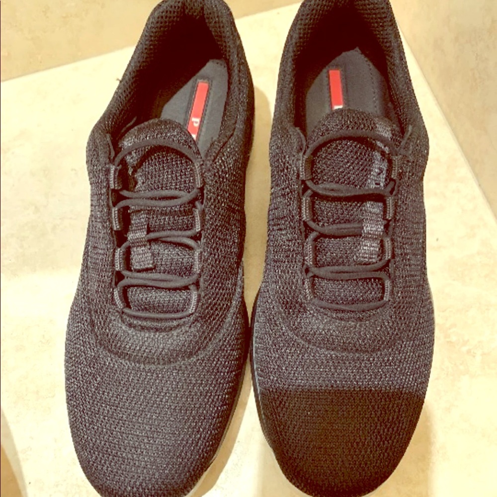 Prada slip on sneaker